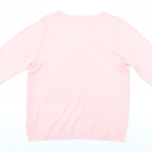 Marks and Spencer Womens Pink   Pullover Jumper Size 12