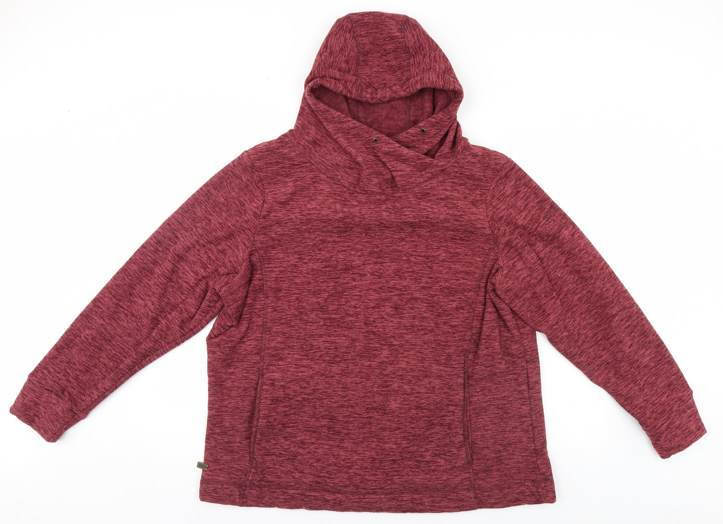 Regatta Womens Red   Pullover Hoodie Size 20
