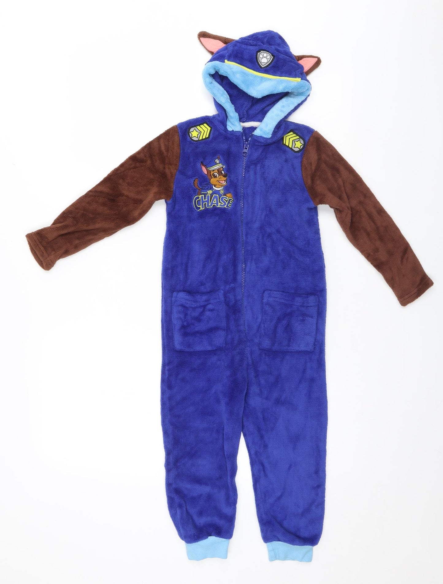 Nickelodeon Boys Blue Solid   Bodysuit Size 4-5 Years  - Paw Patrol, Chase