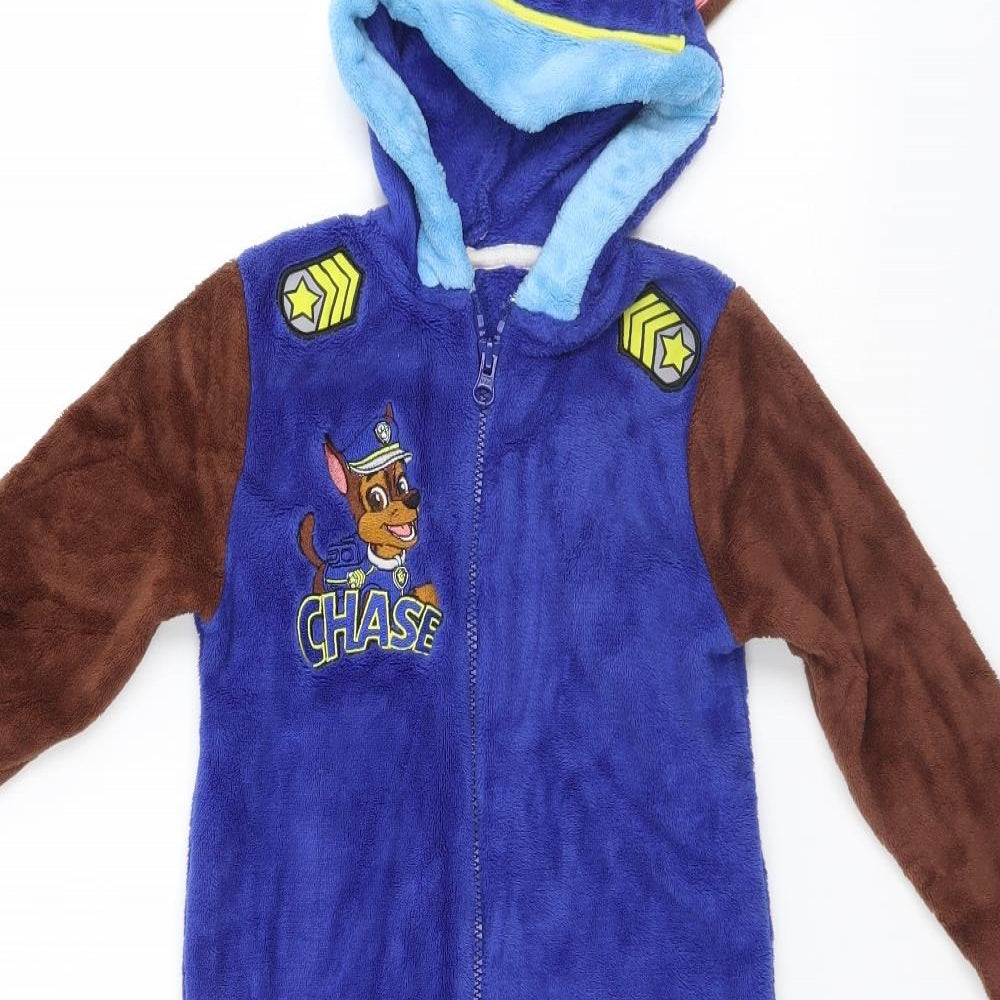Nickelodeon Boys Blue Solid   Bodysuit Size 4-5 Years  - Paw Patrol, Chase