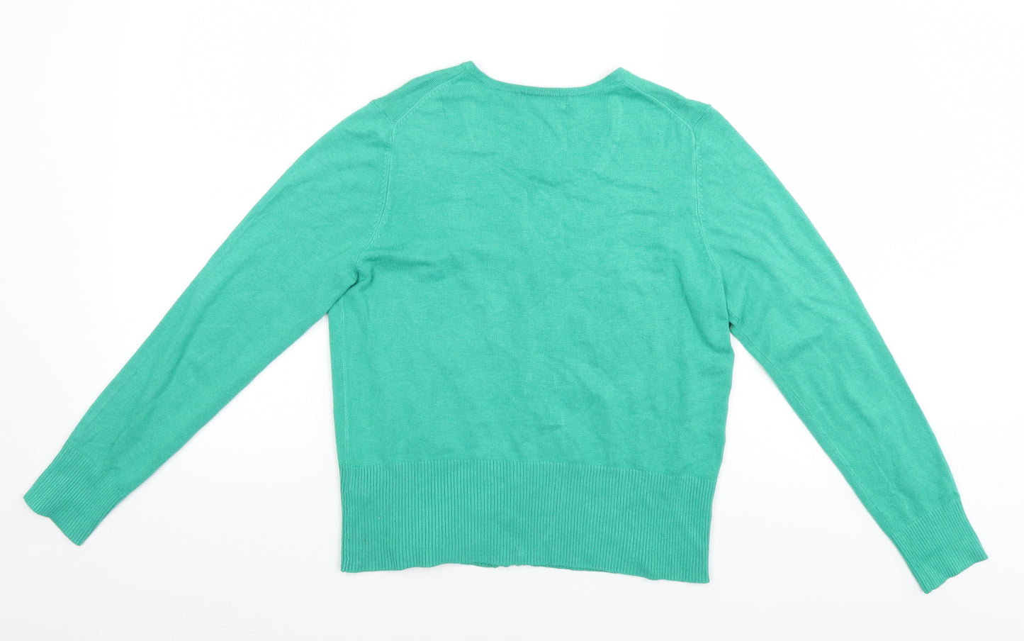 Marks and Spencer Womens Green   Cardigan Jumper Size 14