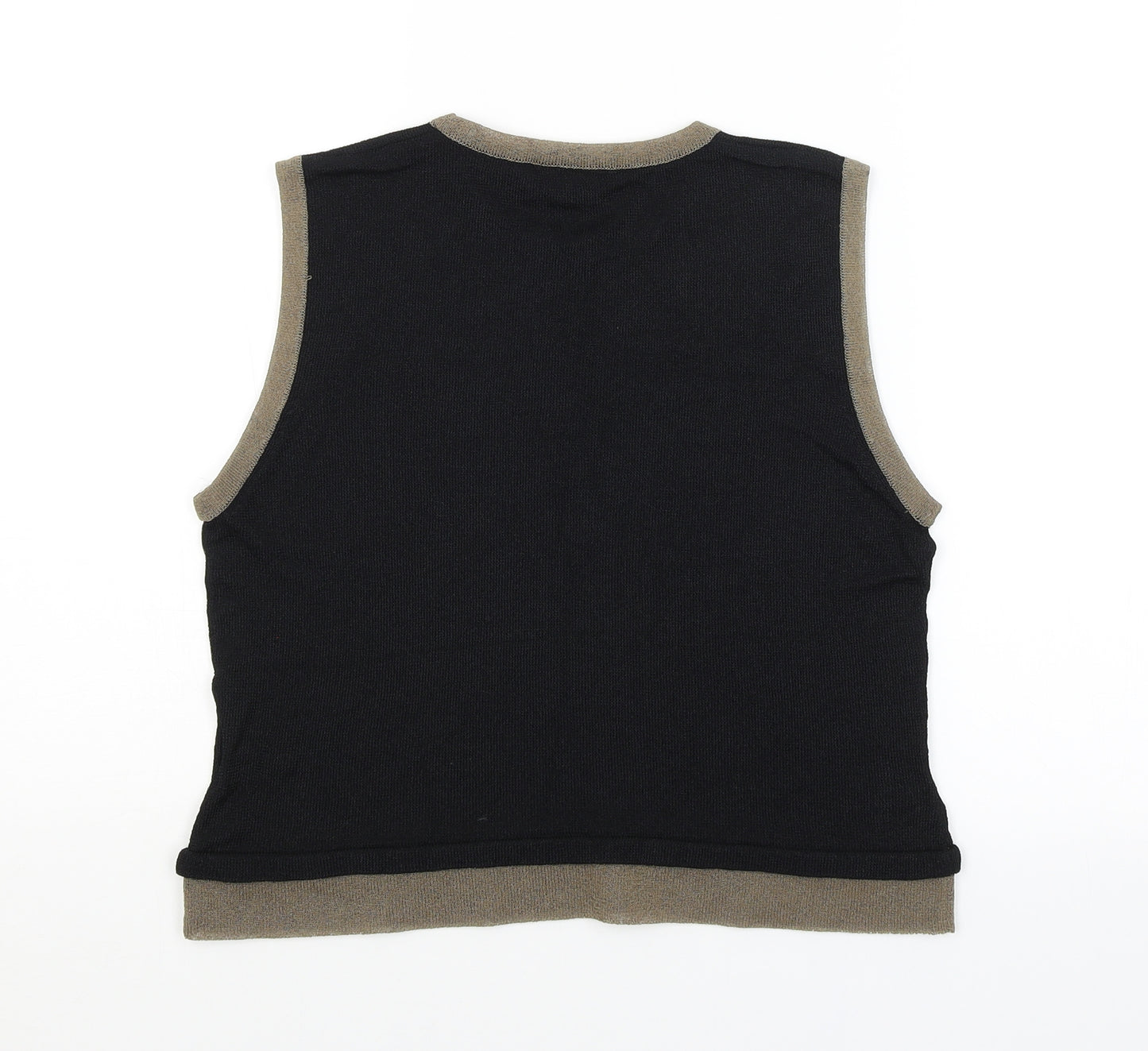 Wallis Womens Black   Vest Jumper Size 16