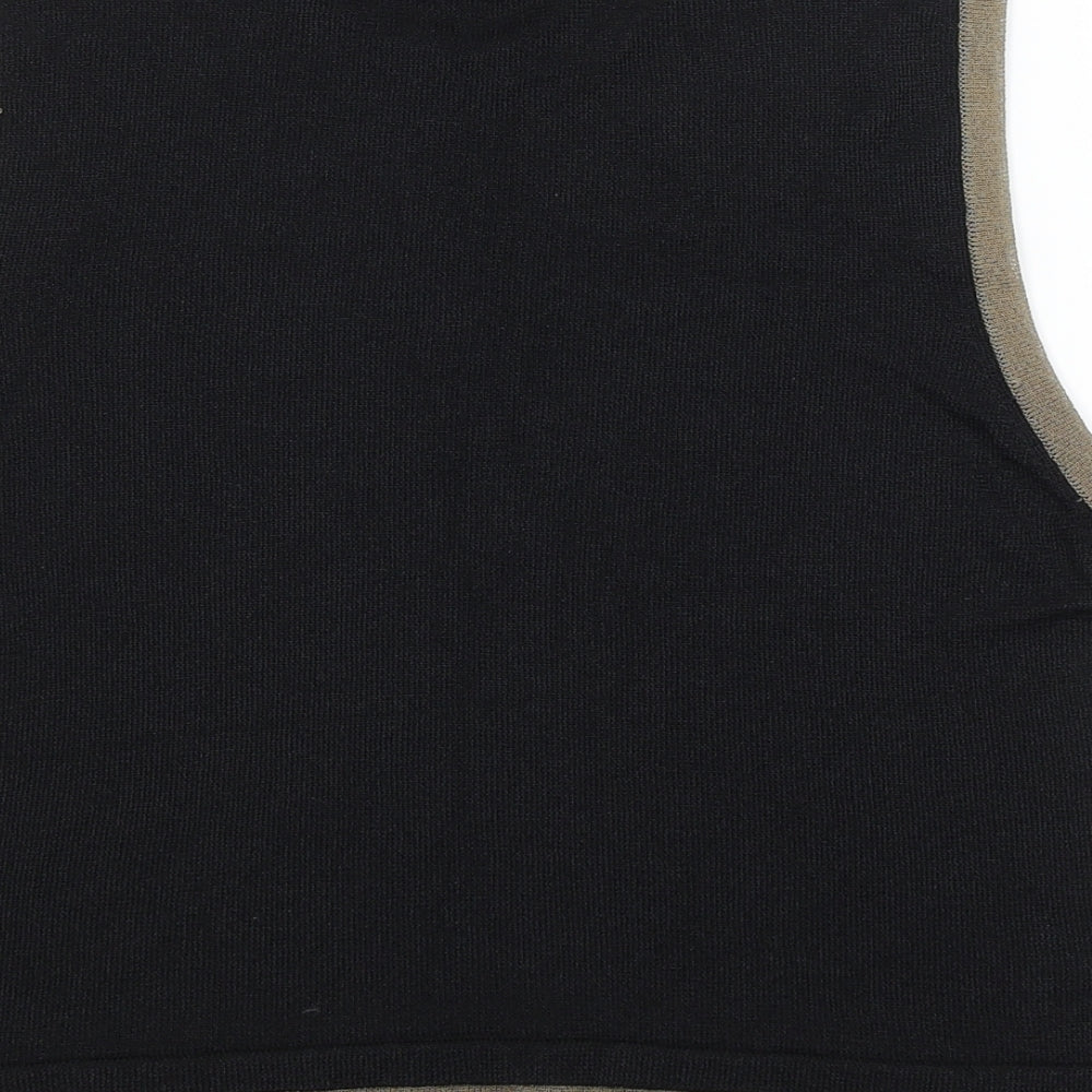 Wallis Womens Black   Vest Jumper Size 16