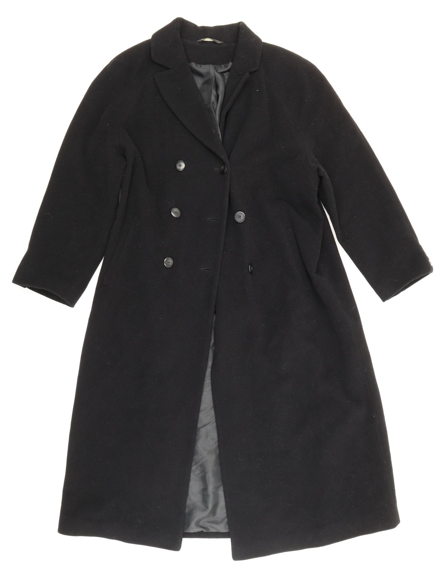 BHS Womens Black   Pea Coat Coat Size 18