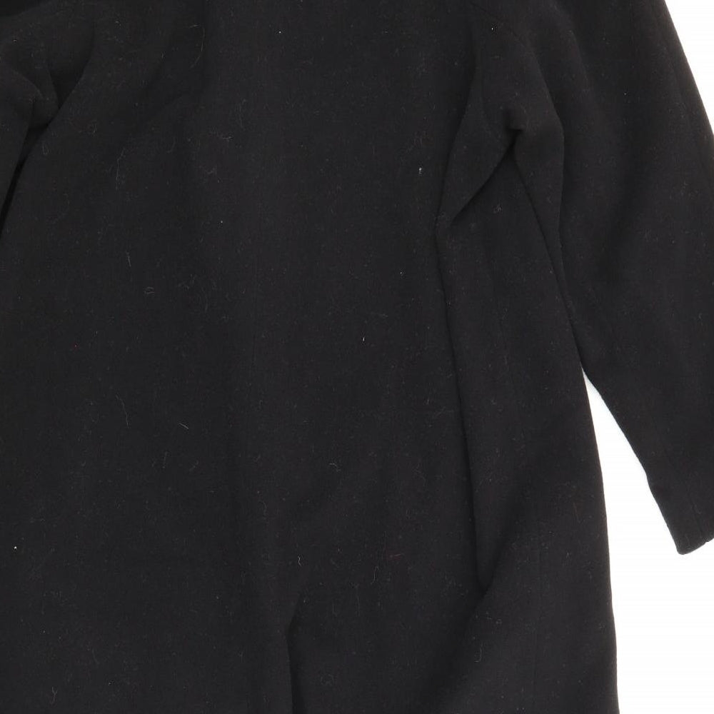 BHS Womens Black   Pea Coat Coat Size 18