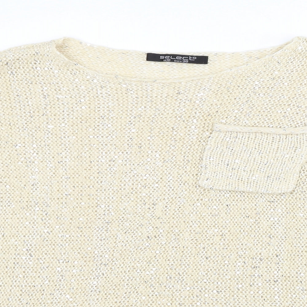 Select Womens Beige   Pullover Jumper Size 10
