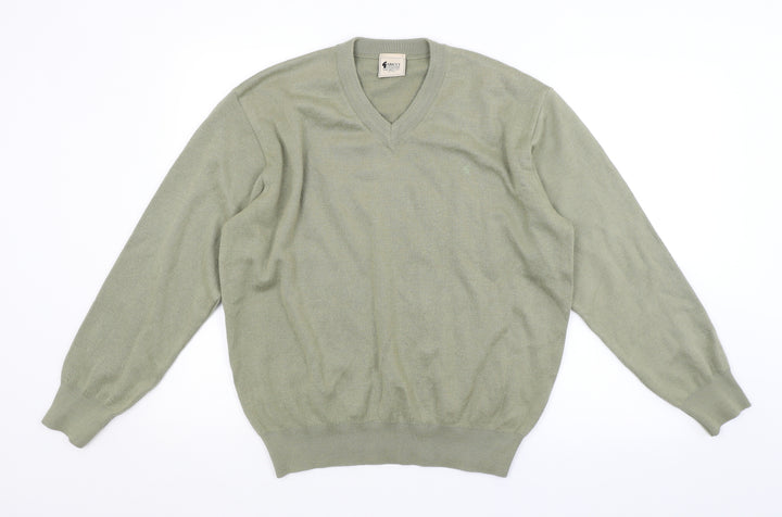 Gabicci Mens Green Pullover Jumper
