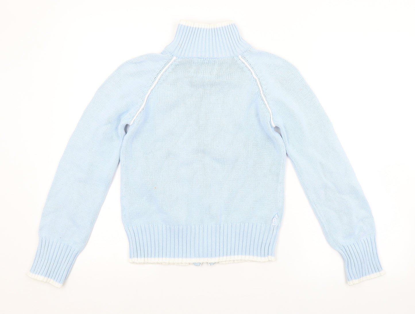 Crew Clothing Womens Blue   Full Zip Jumper Size 8