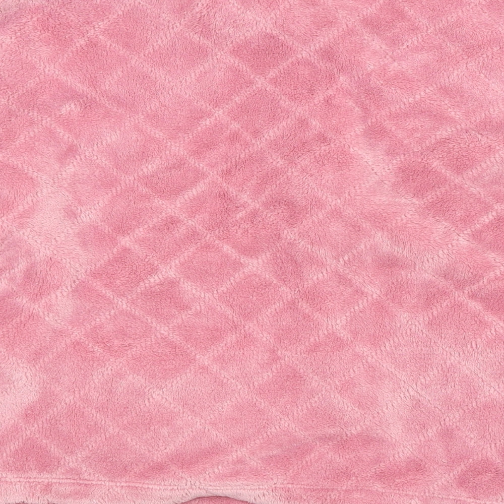 M&S Womens Pink Argyle/Diamond  Full Zip Jumper Size 12