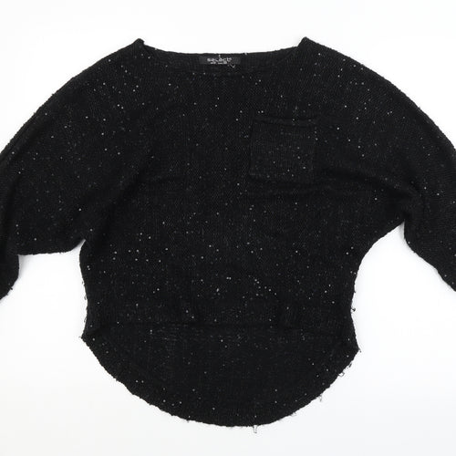 Select Womens Black   Pullover Jumper Size 10