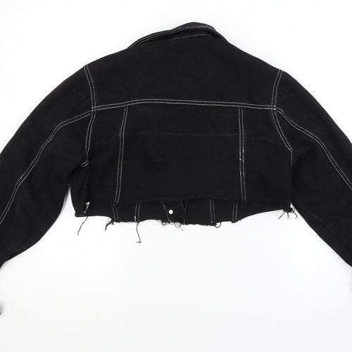 Boohoo Womens Black   Jacket  Size 8