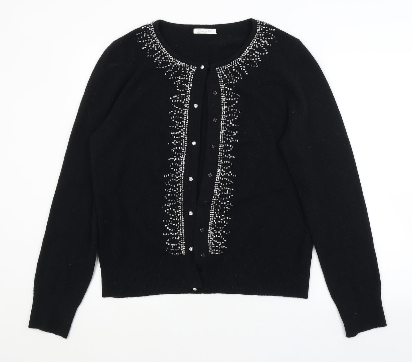Berkertex Womens Black   Cardigan Jumper Size 16