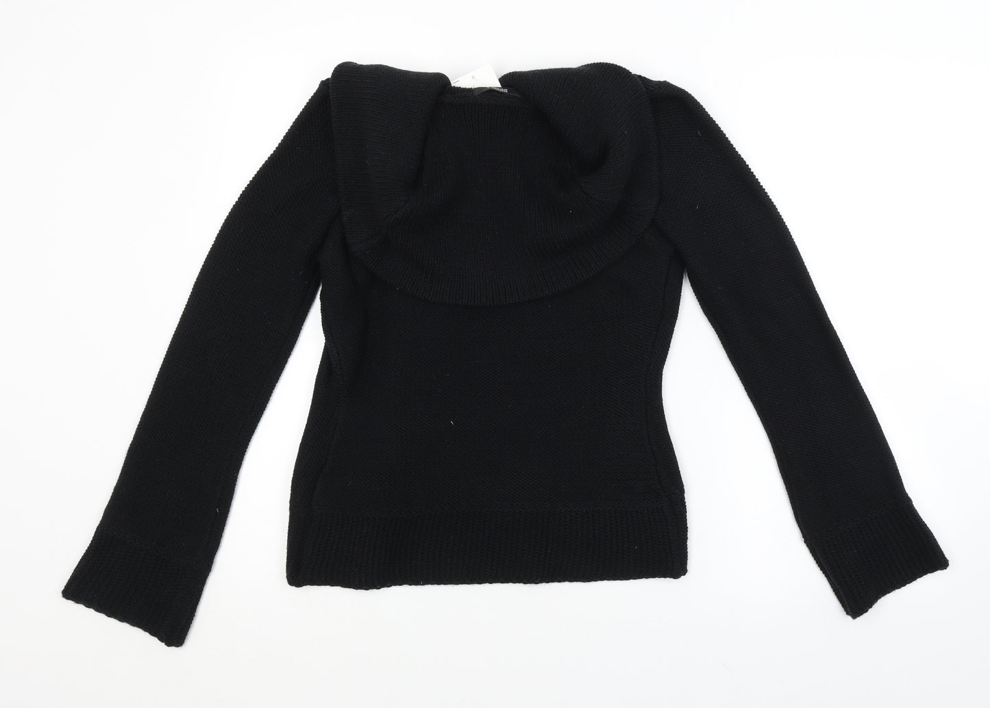 M&S Womens Black   Cardigan Jumper Size 8
