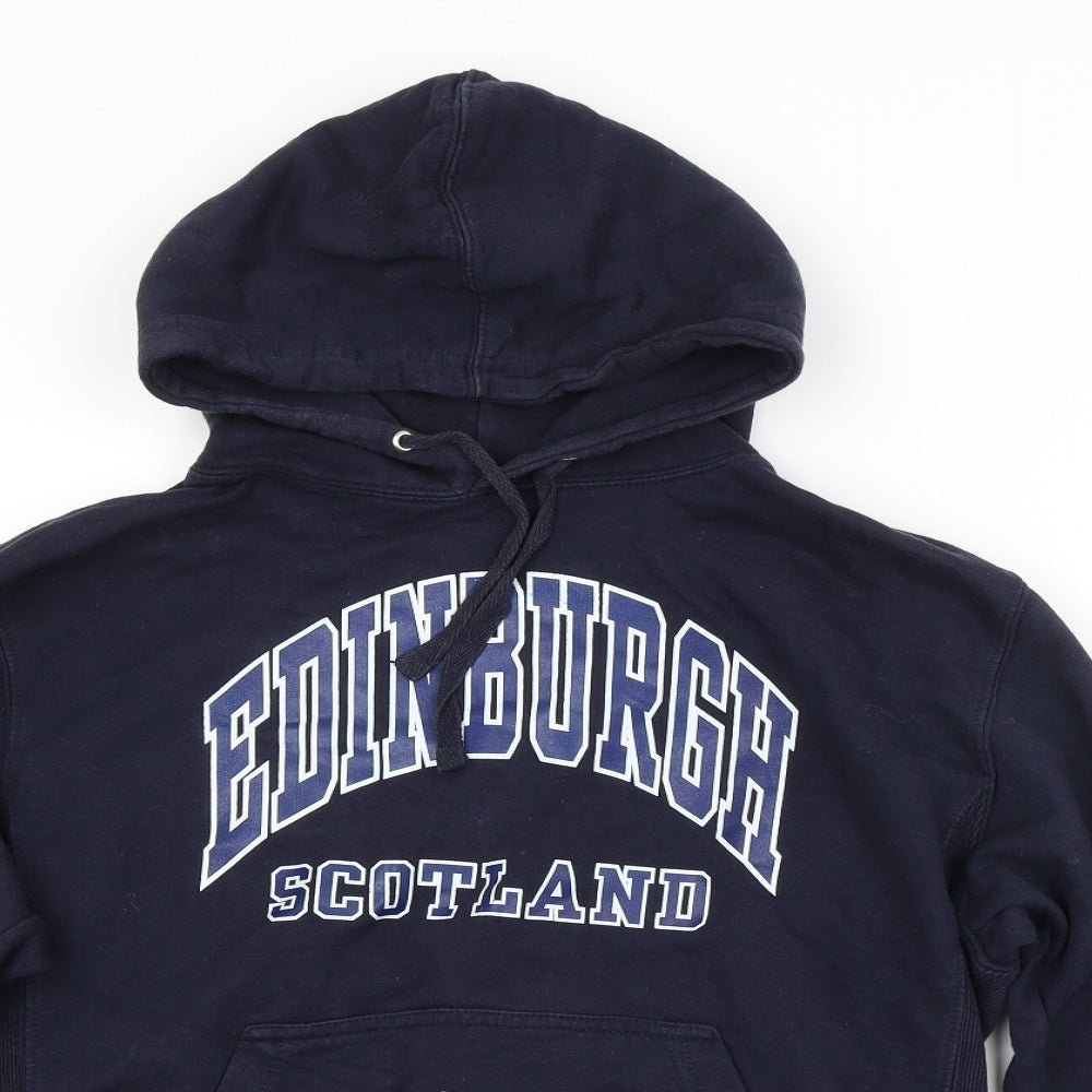 Preworn Mens Blue   Pullover Hoodie Size M