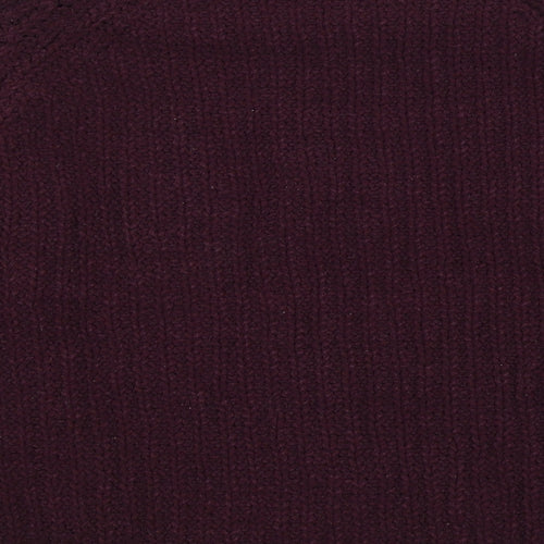 M&S Womens Purple Striped  Pullover Jumper Size M