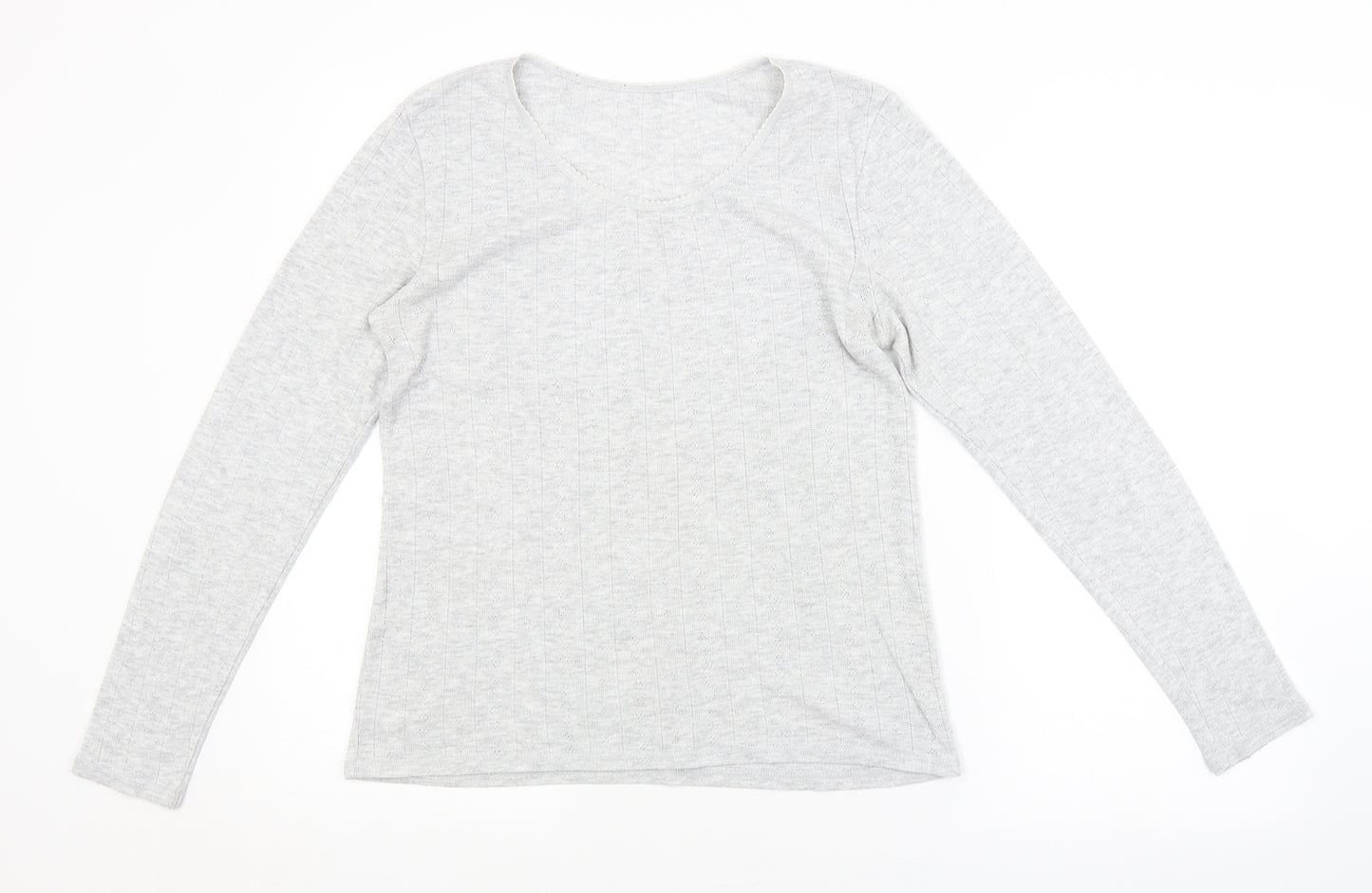 M&S Womens Grey   Pullover Jumper Size 16