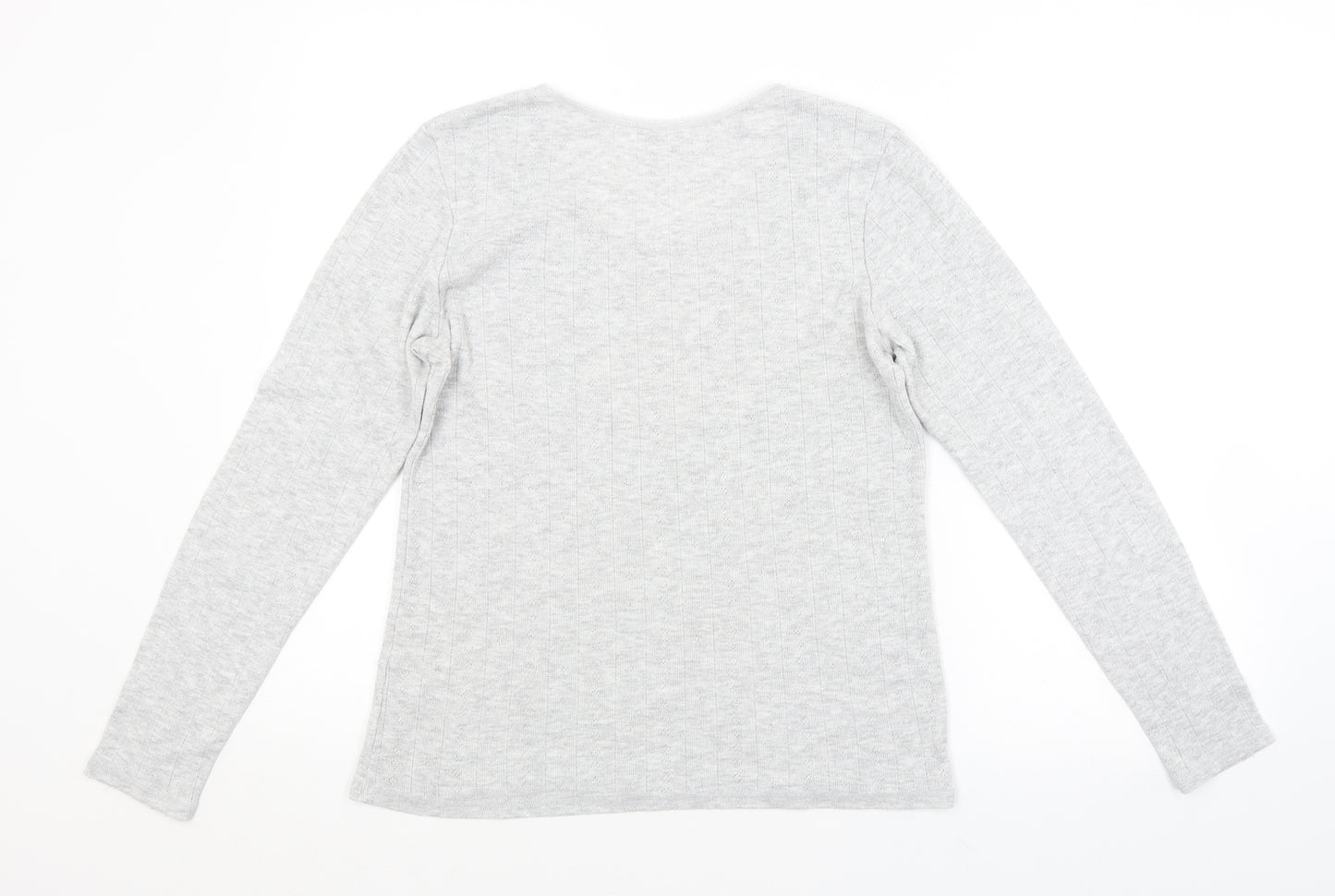 M&S Womens Grey   Pullover Jumper Size 16