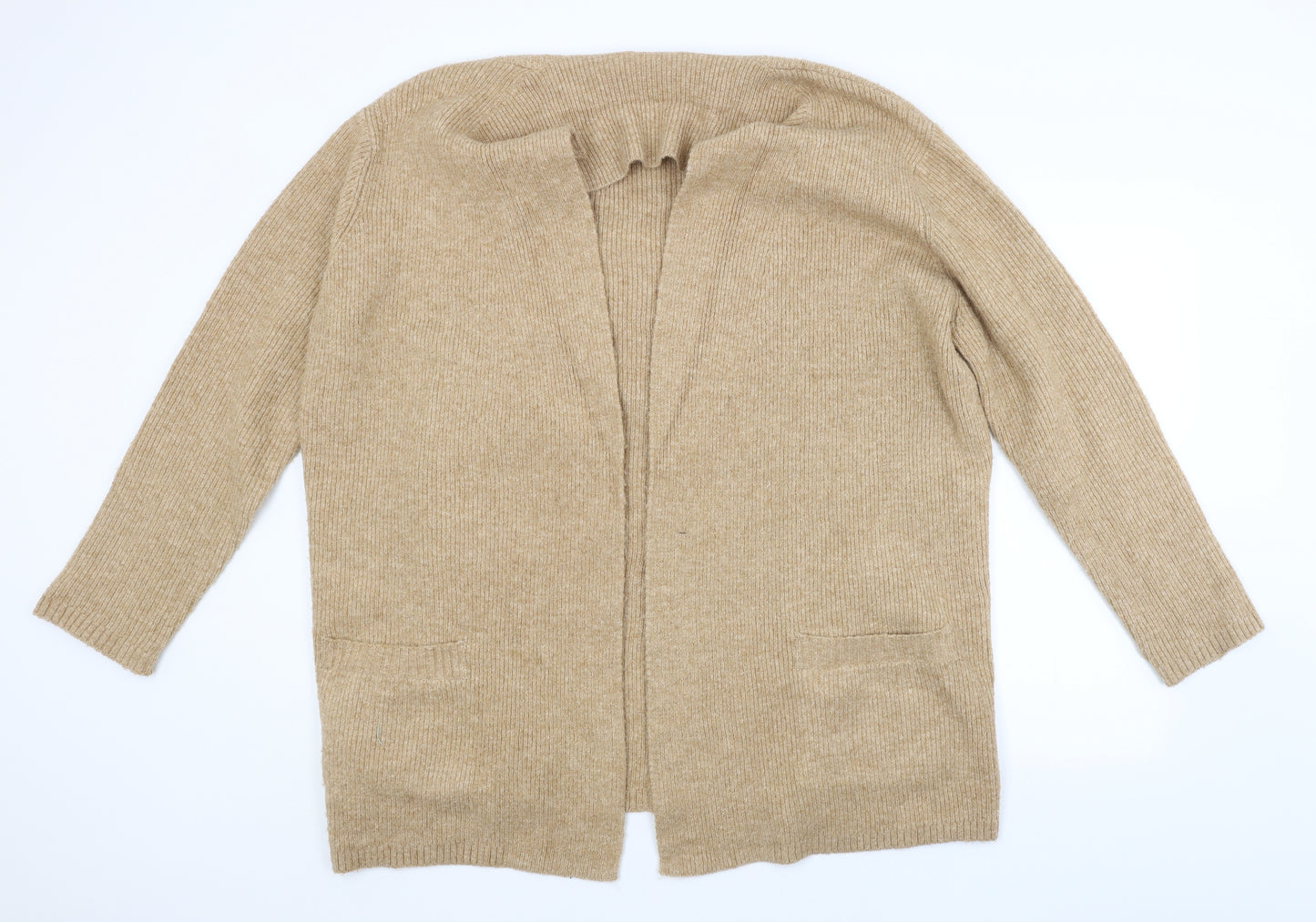 M&S Womens Brown   Cardigan Jumper Size XL