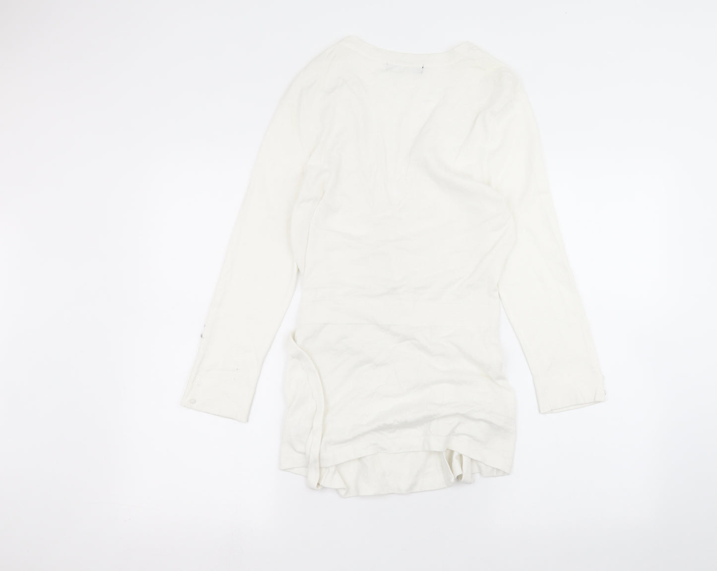 George Womens White   Cardigan Jumper Size 12