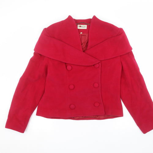 polkon Womens Pink   Jacket  Size 12