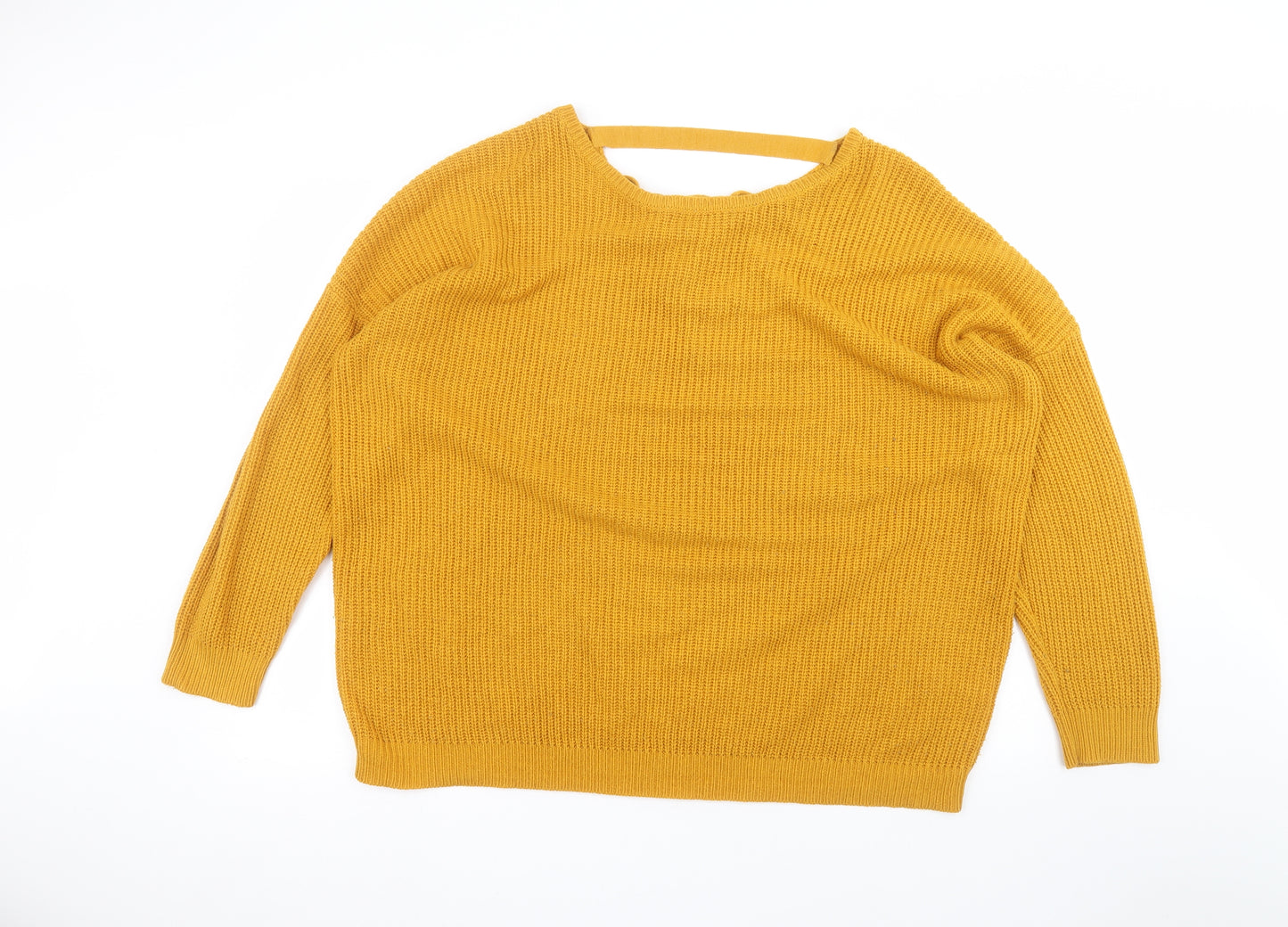 Yours Womens Orange   Pullover Jumper Size 22
