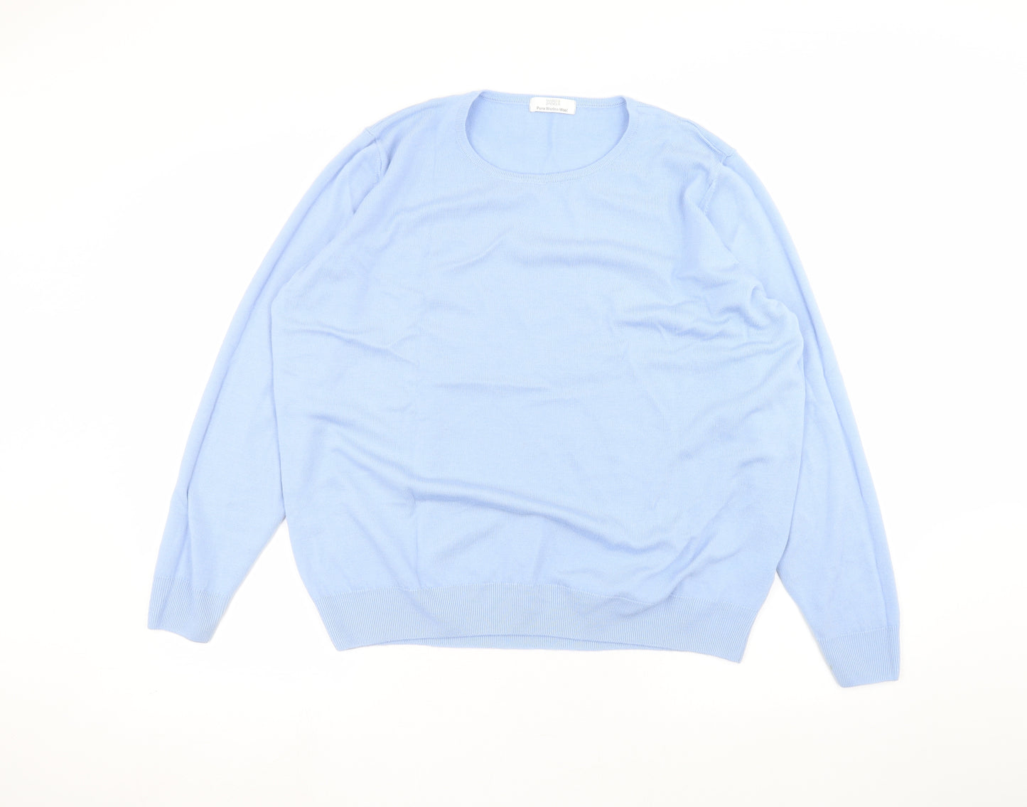 Marks and Spencer Womens Blue   Basic T-Shirt Size 20