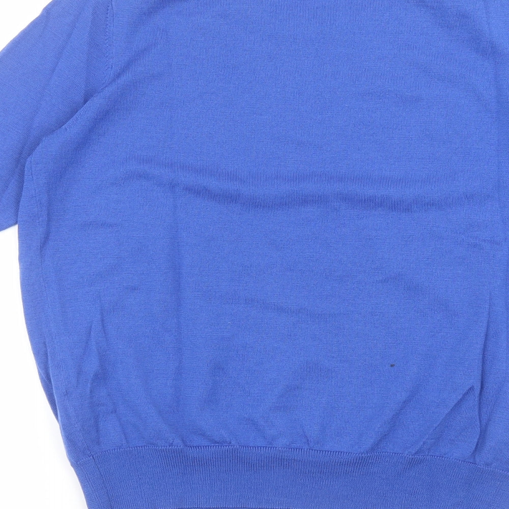 Uni Womens Blue   Basic T-Shirt Size L
