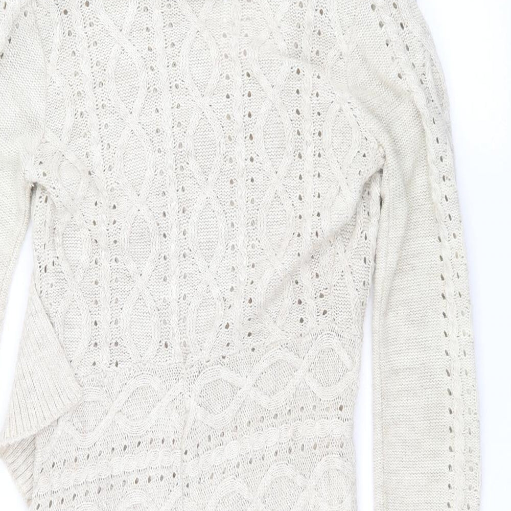 Jane Norman Womens Beige   Cardigan Jumper Size 16