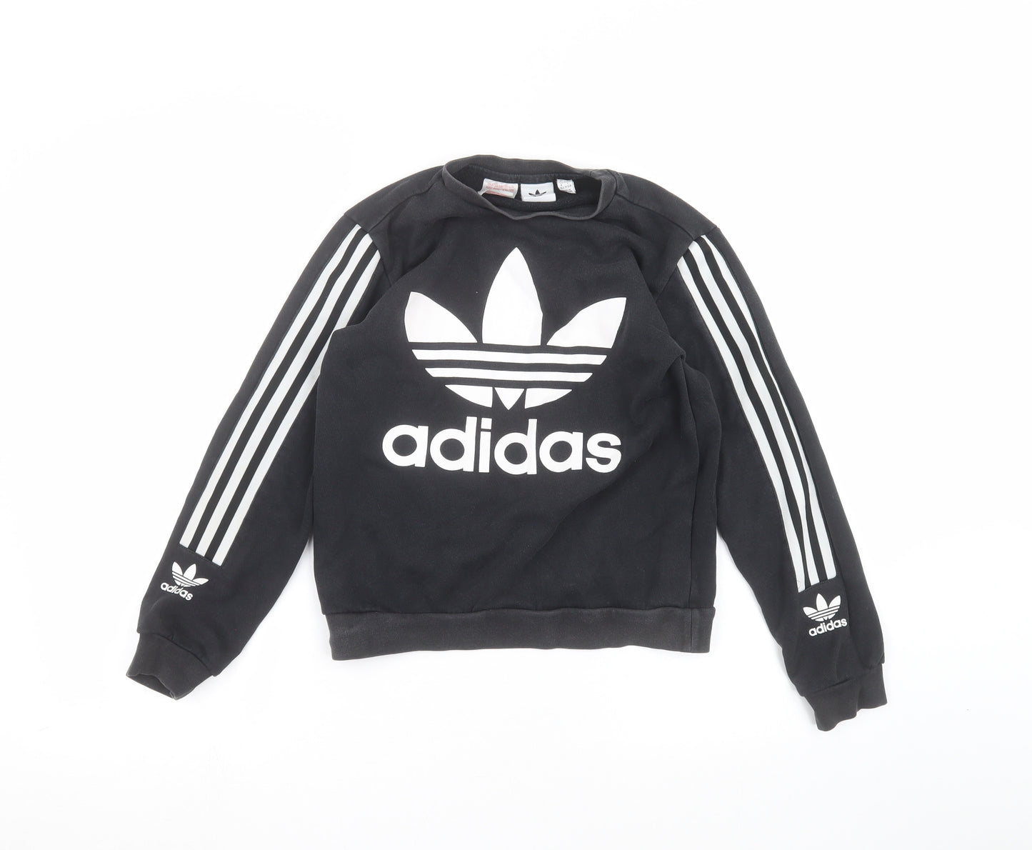 adidas Boys Black   Pullover Jumper Size 11-12 Years