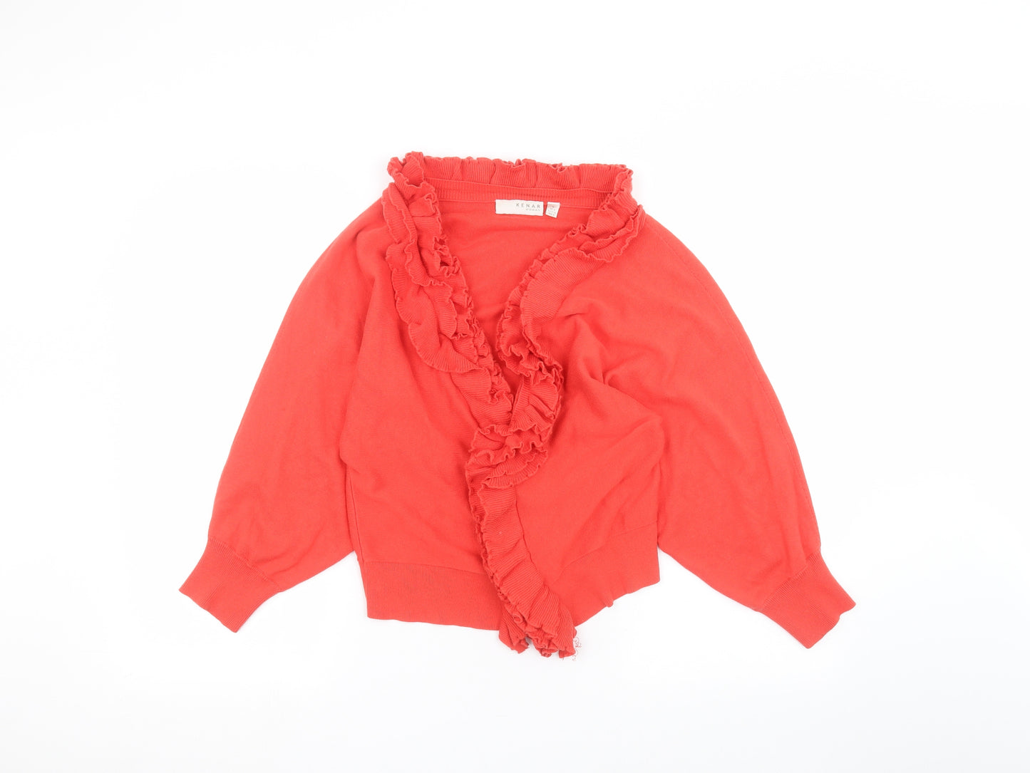 Kenar Womens Orange   Cardigan Jumper Size M