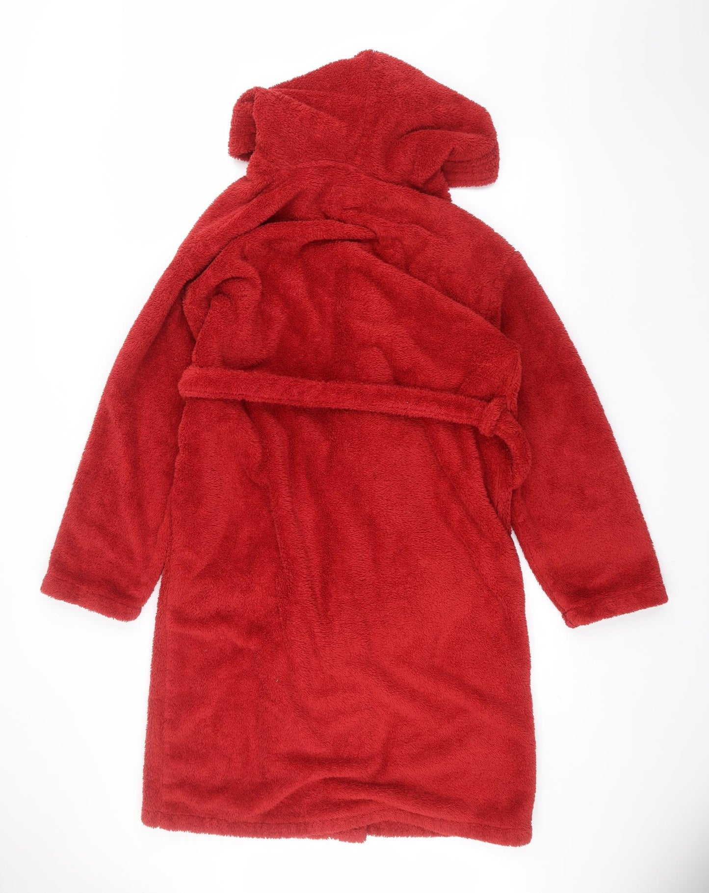 Per Una Womens Red Solid  Babydoll Robe Size M