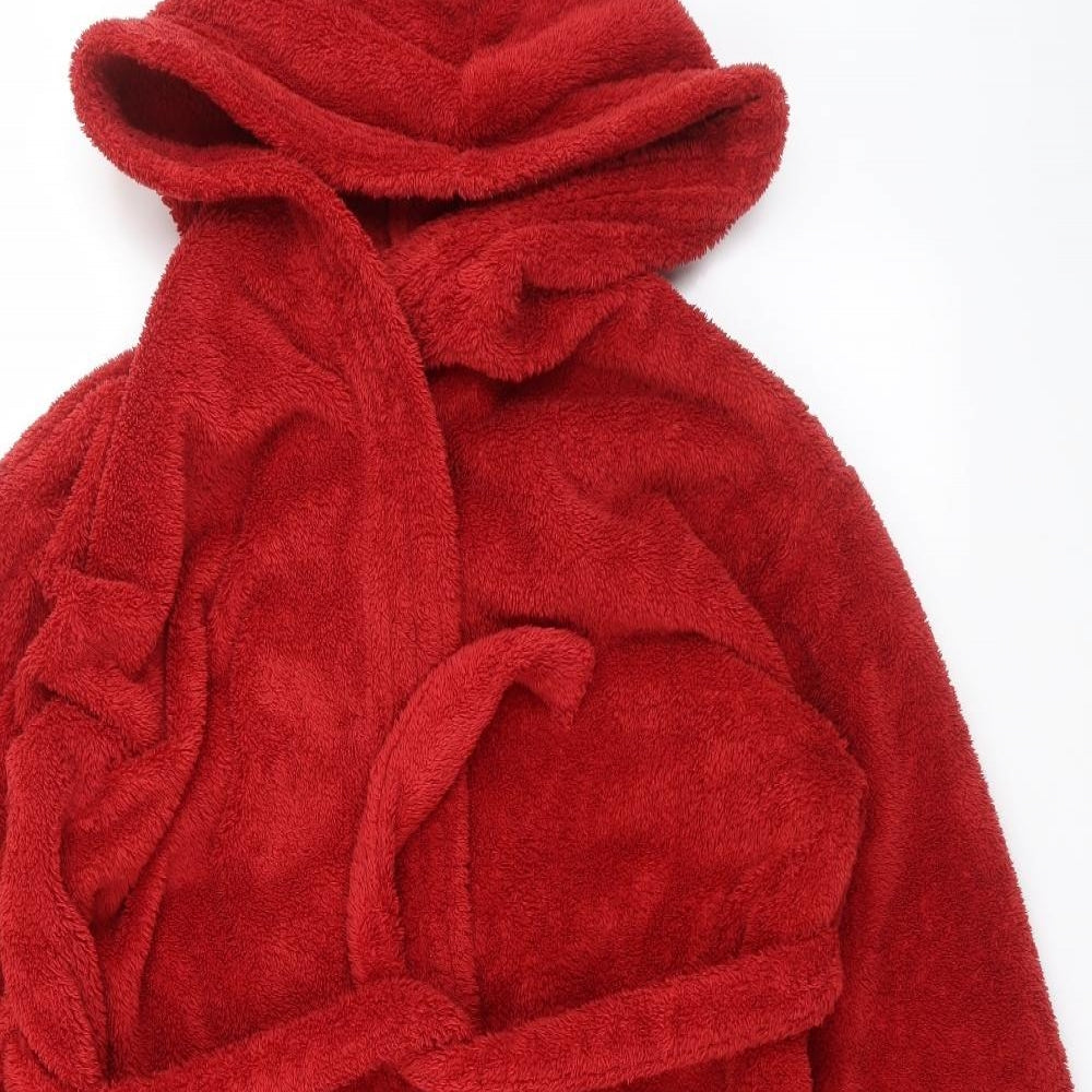 Per Una Womens Red Solid  Babydoll Robe Size M