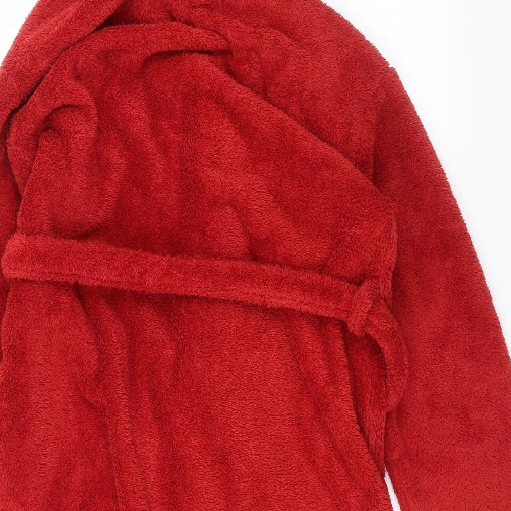 Per Una Womens Red Solid  Babydoll Robe Size M