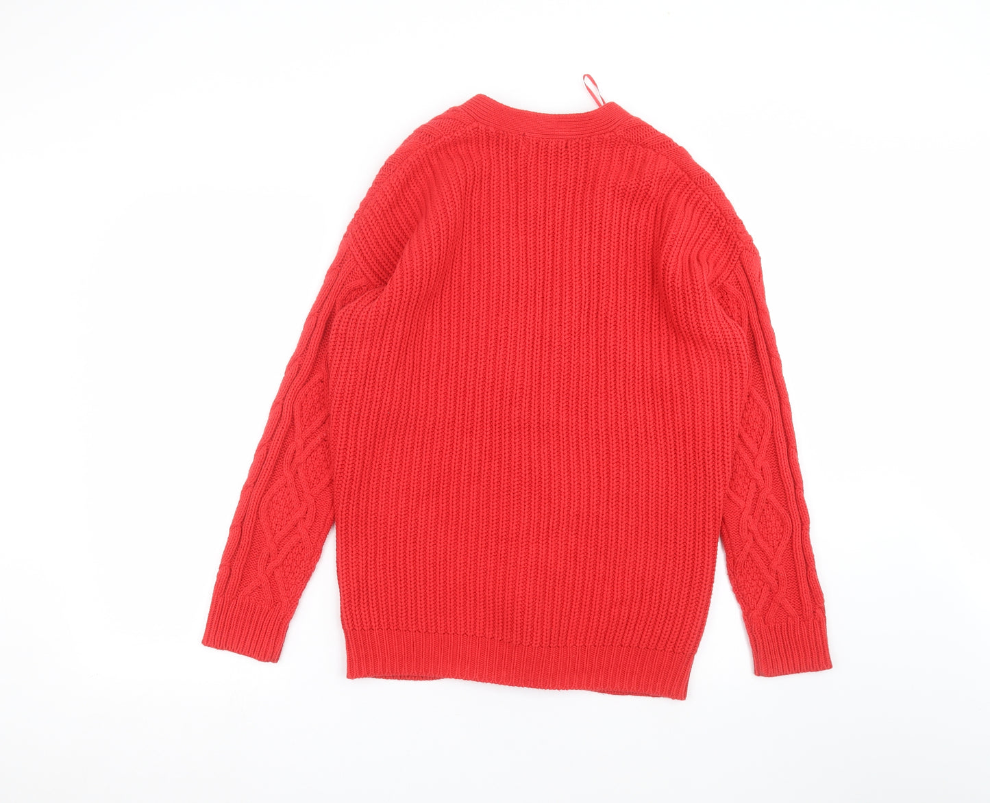 F&F Womens Red   Cardigan Jumper Size 8