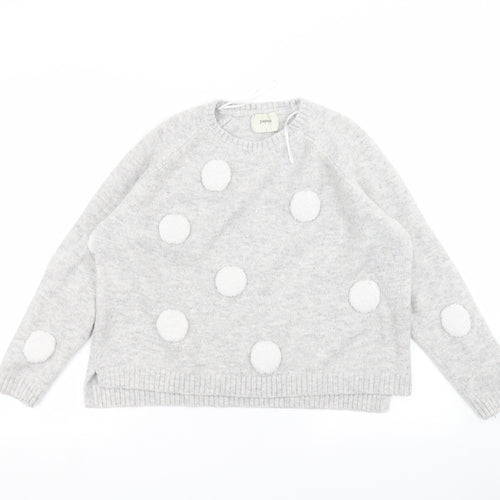 Papaya Womens Grey   Pullover Jumper Size L