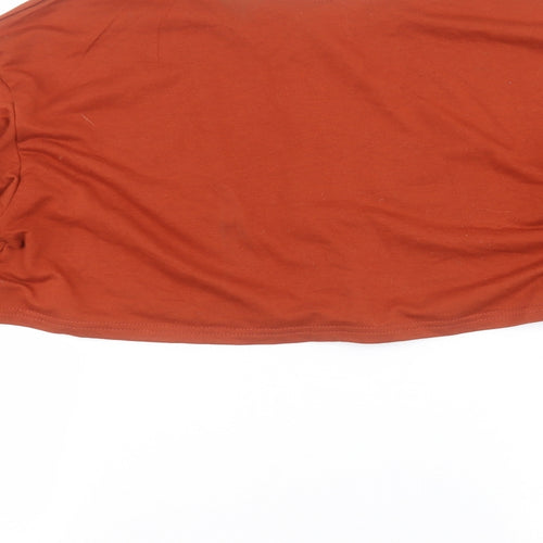 SheIn Womens Orange   Pullover Jumper Size S