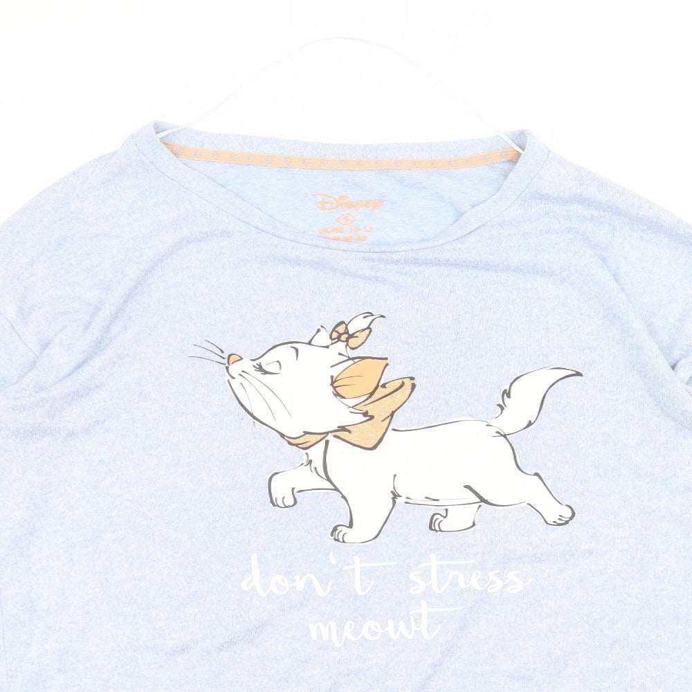 Disney Womens Blue   Basic T-Shirt Size S