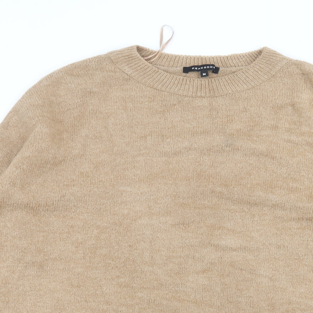 Peacocks Womens Brown   Pullover Jumper Size M