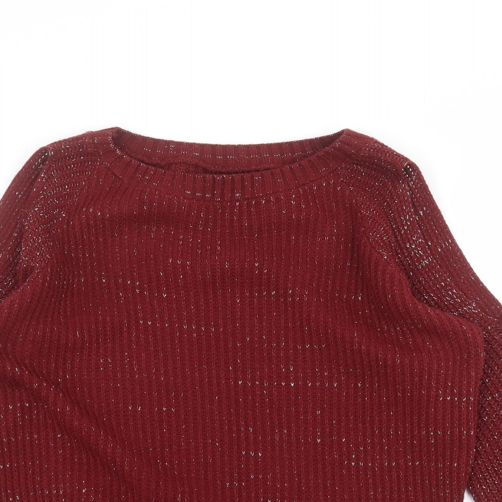 Preworn Womens Red   Pullover Jumper Size 6