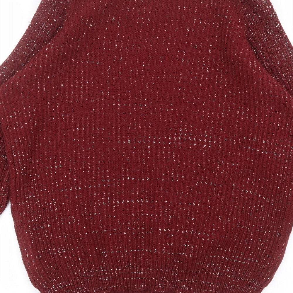 Preworn Womens Red   Pullover Jumper Size 6