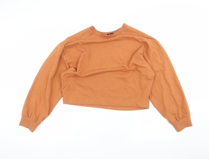 TU Womens Orange Pullover Jumper Size 14