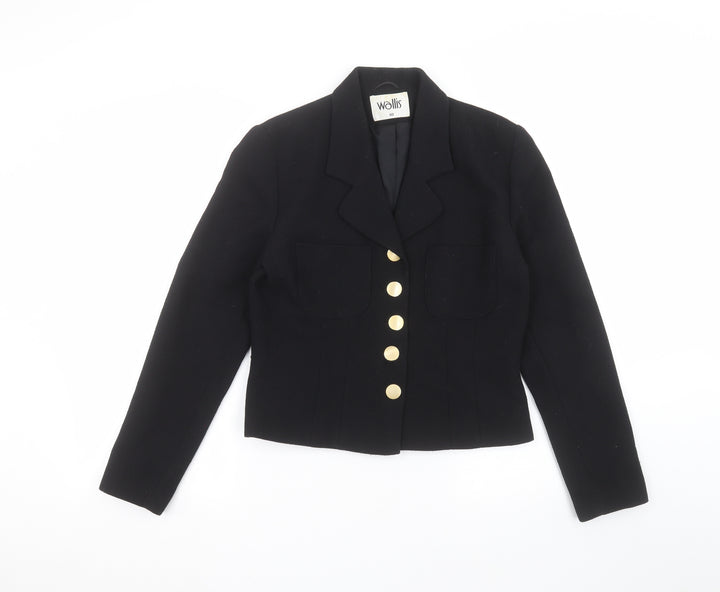 Wallis Womens Black Jacket Size 10
