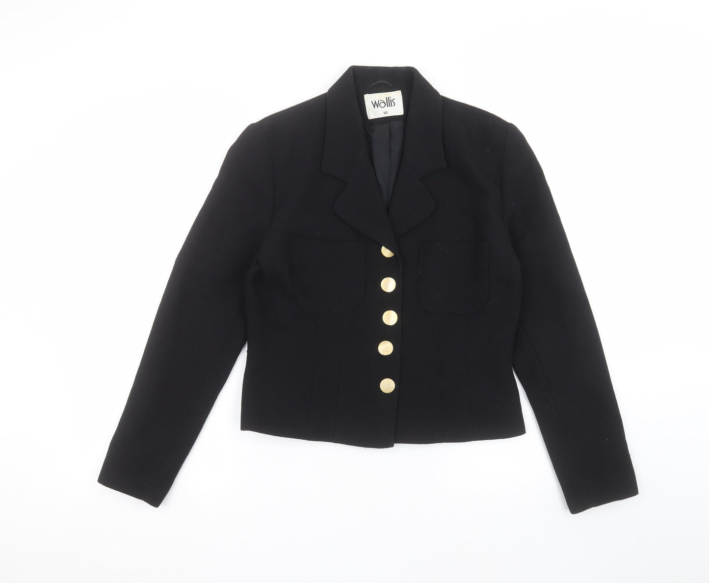 Wallis Womens Black   Jacket  Size 10