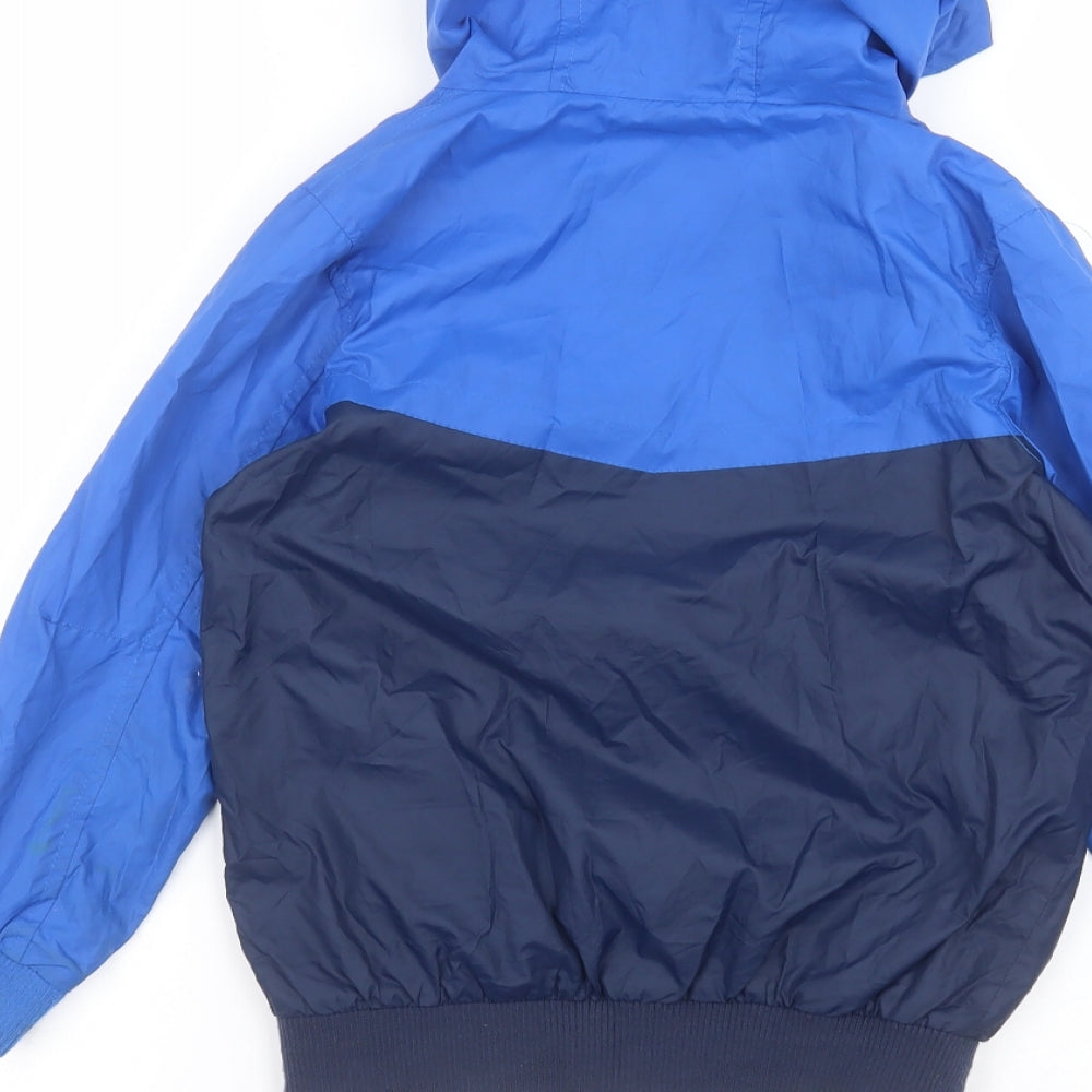 Rebel Boys Blue   Parka Coat Size 7-8 Years
