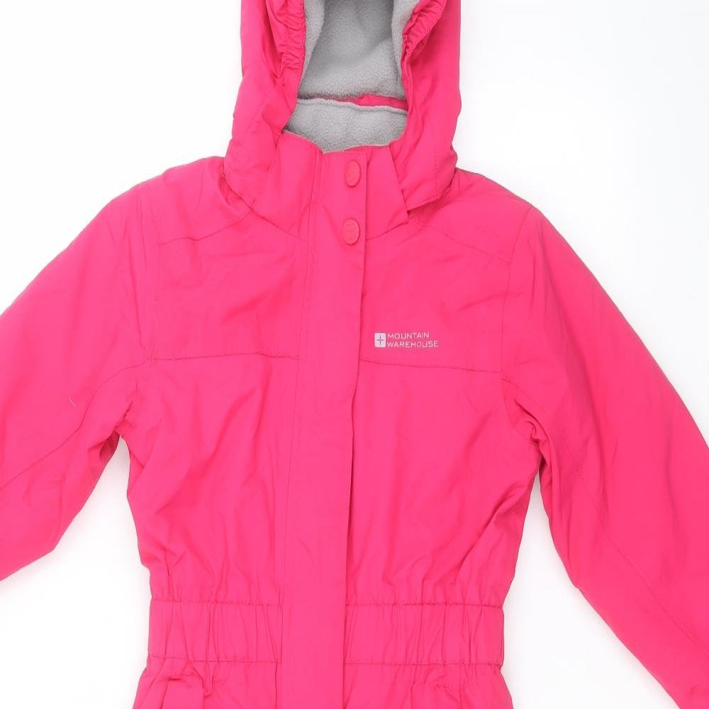Mountain Warehouse Girls Pink   Parka Snowsuit Size 3-4 Years