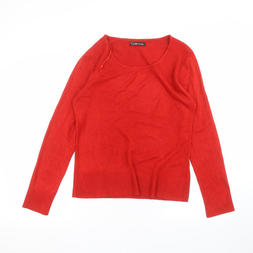ellie louise Womens Red   Pullover Jumper Size L