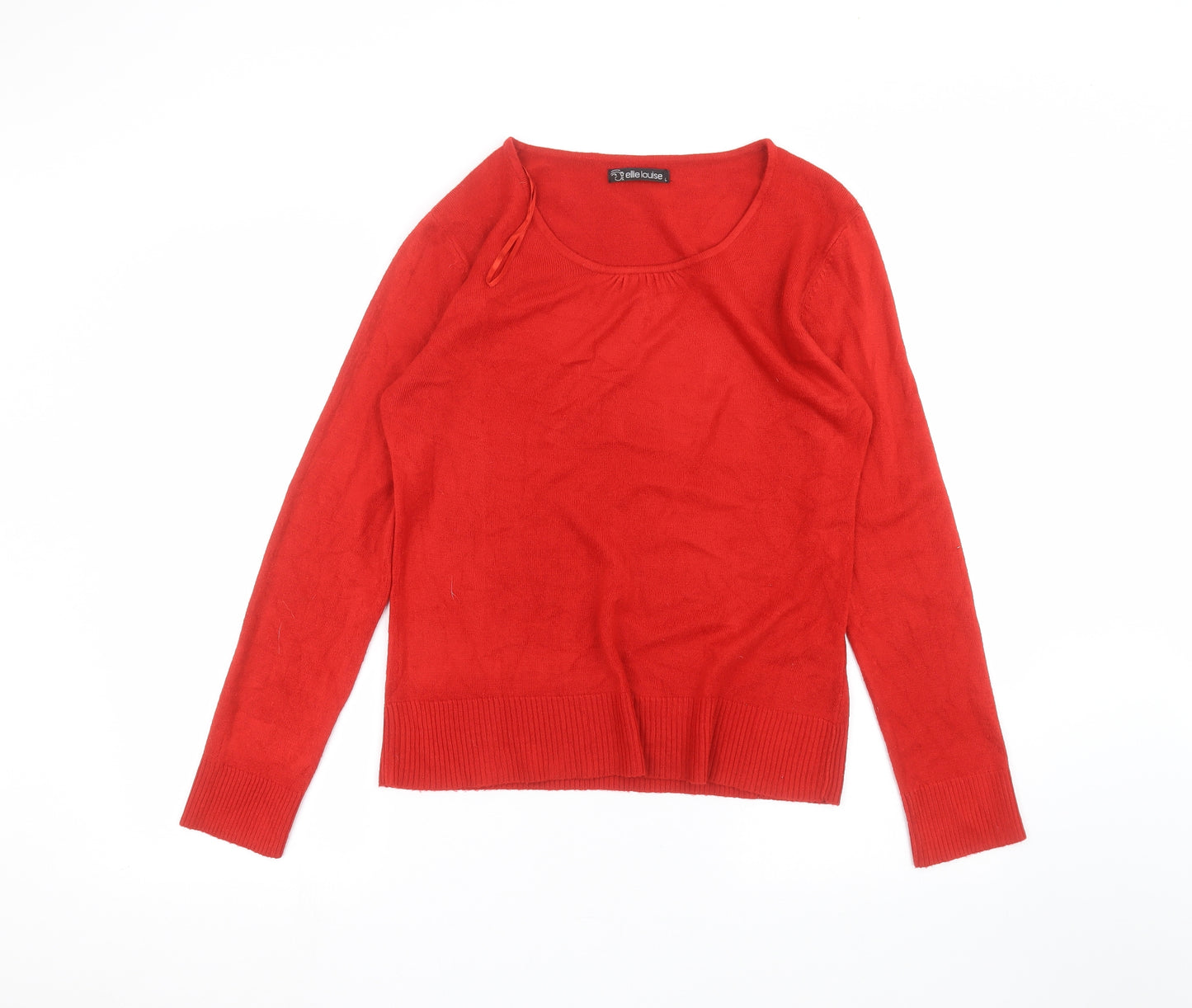 ellie louise Womens Red   Pullover Jumper Size L