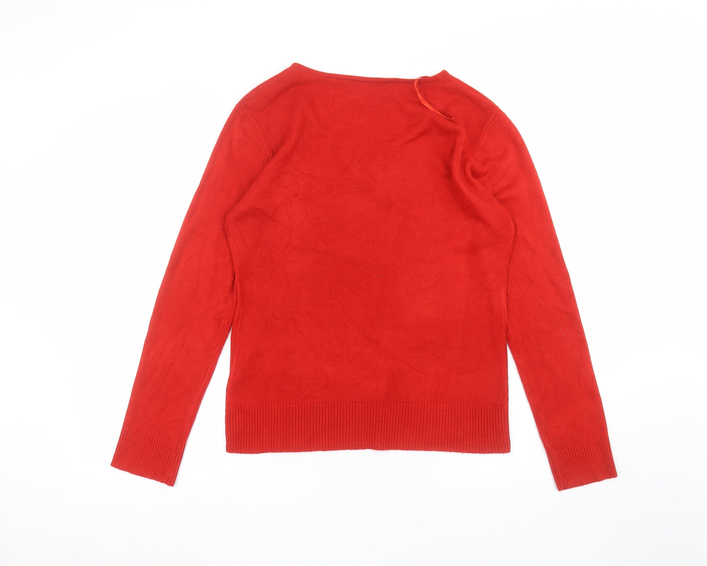 ellie louise Womens Red   Pullover Jumper Size L