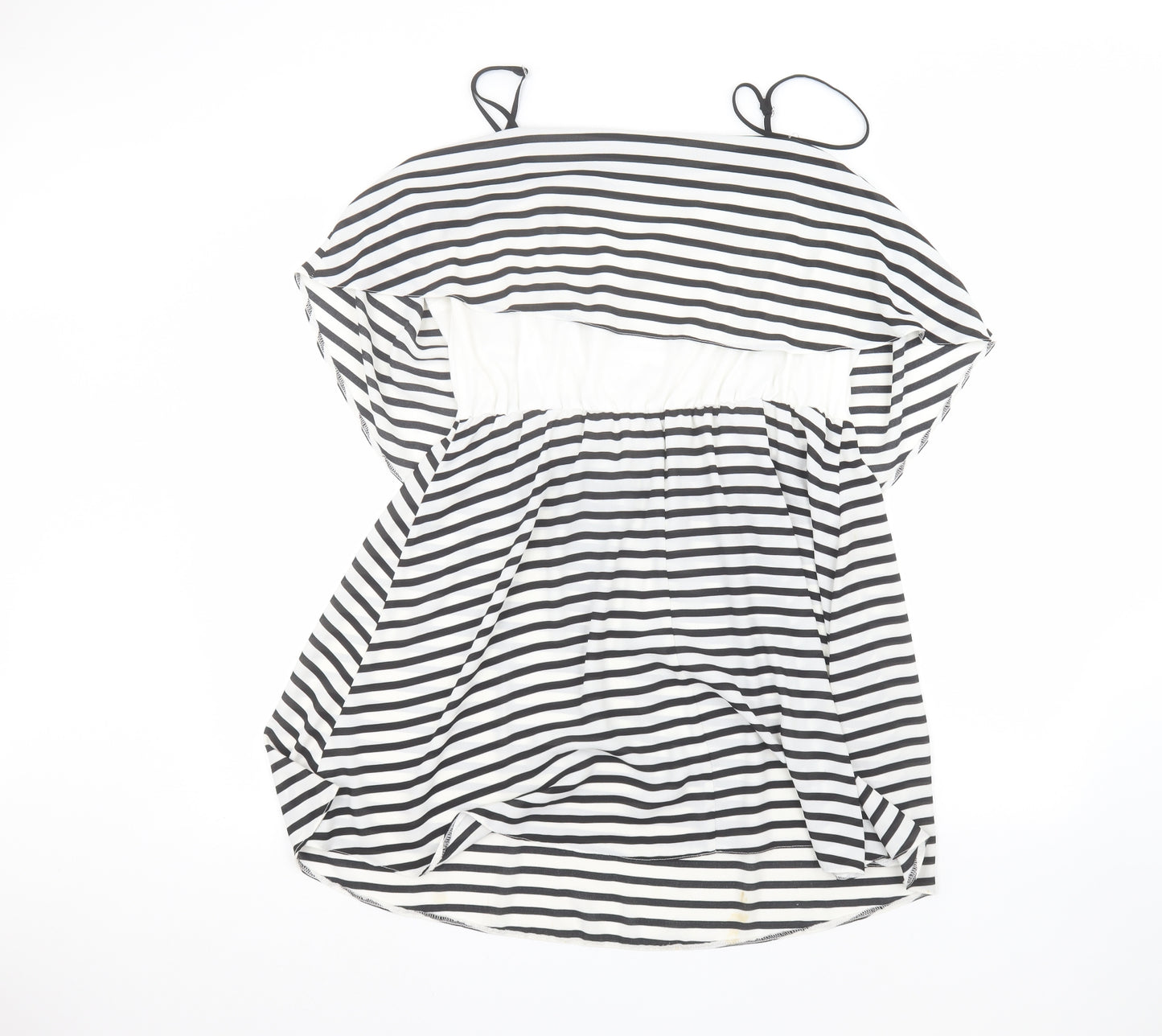 Atmosphere Womens White Striped  Basic T-Shirt Size 18