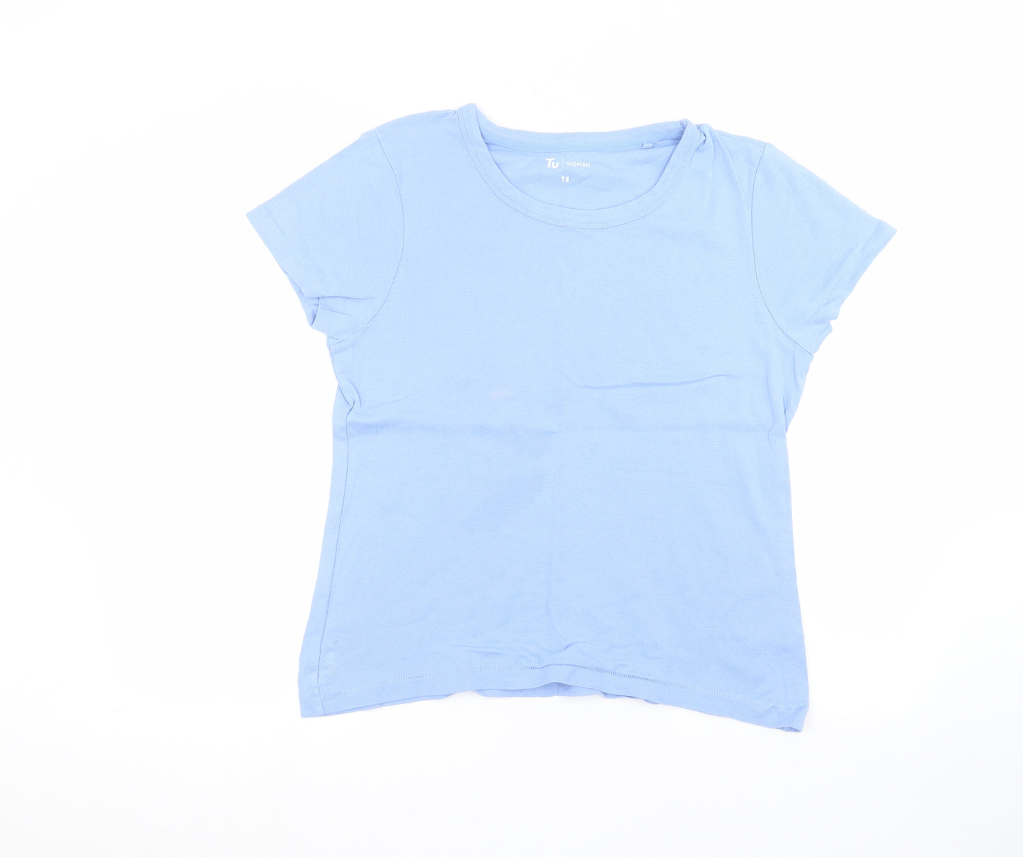 TU Womens Blue   Basic T-Shirt Size 18